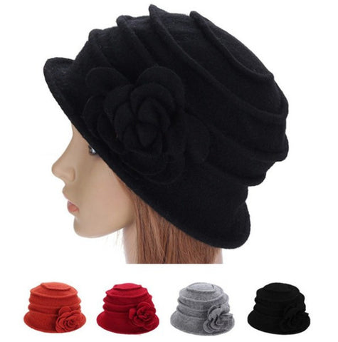 Hat Women Ladies Sweet Style Wool