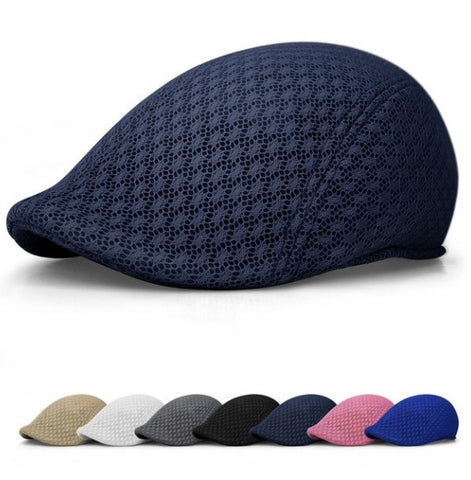 Mesh Beret Cap Newsboy Golf