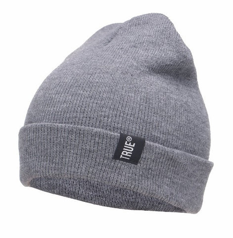 Knitted Winter Hat Solid Color