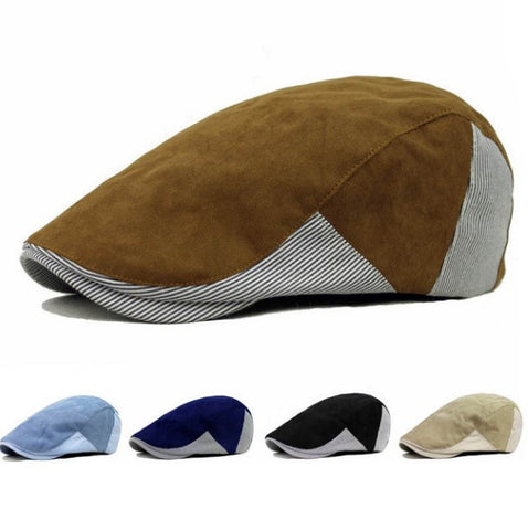 Planas Beret Boinas Stripes Flat Caps