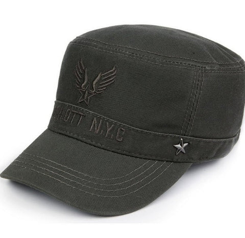 Army Military Hats Flat
